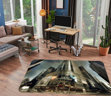 3D High-Rise Building 75190 Non Slip Rug Mat