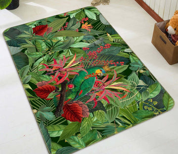 3D Forest Flowers 1002 Andrea haase Rug Non Slip Rug Mat Mat AJ Creativity Home 