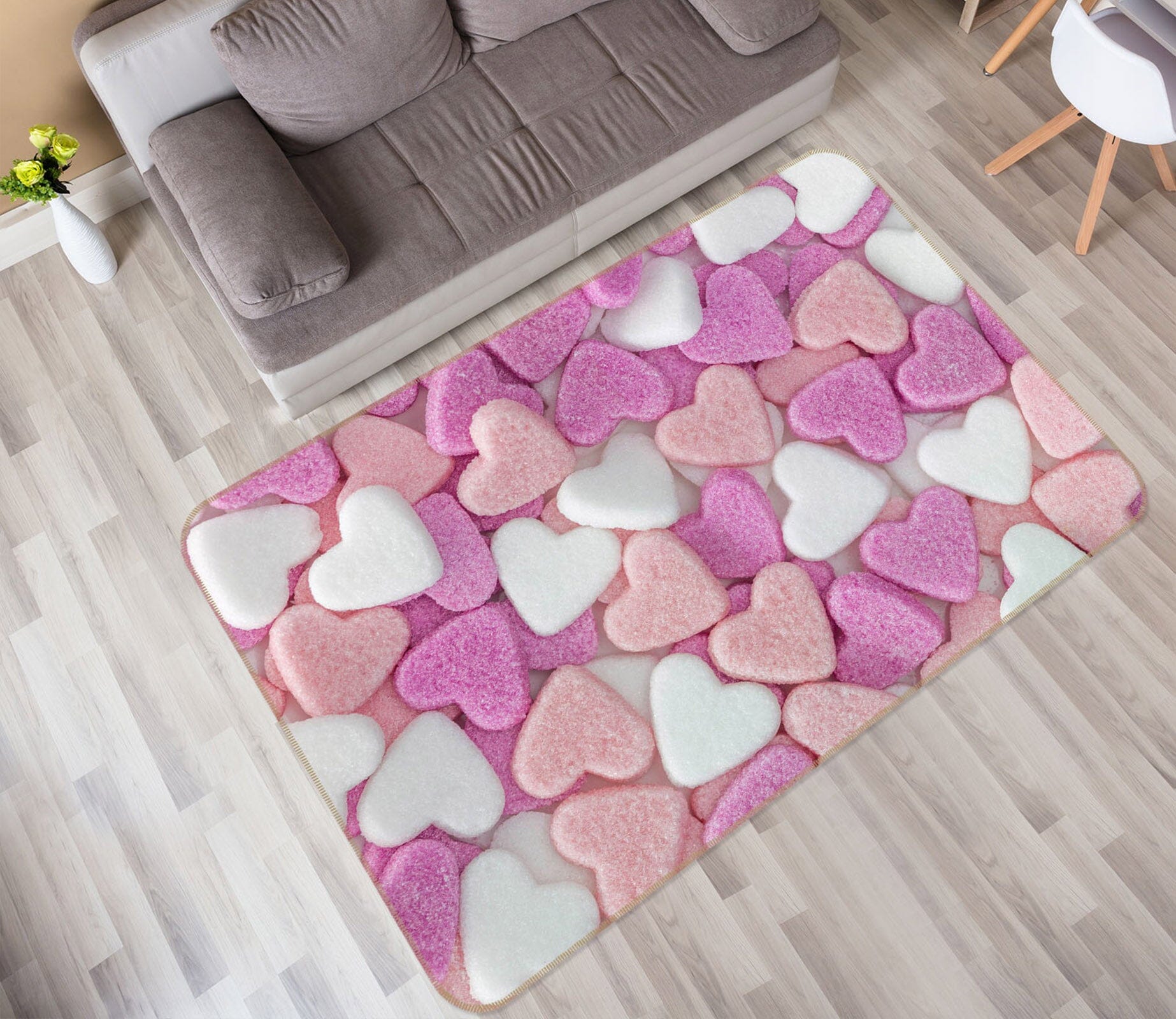 3D Love Candy 3030 Assaf Frank Rug Non Slip Rug Mat Mat AJ Creativity Home 