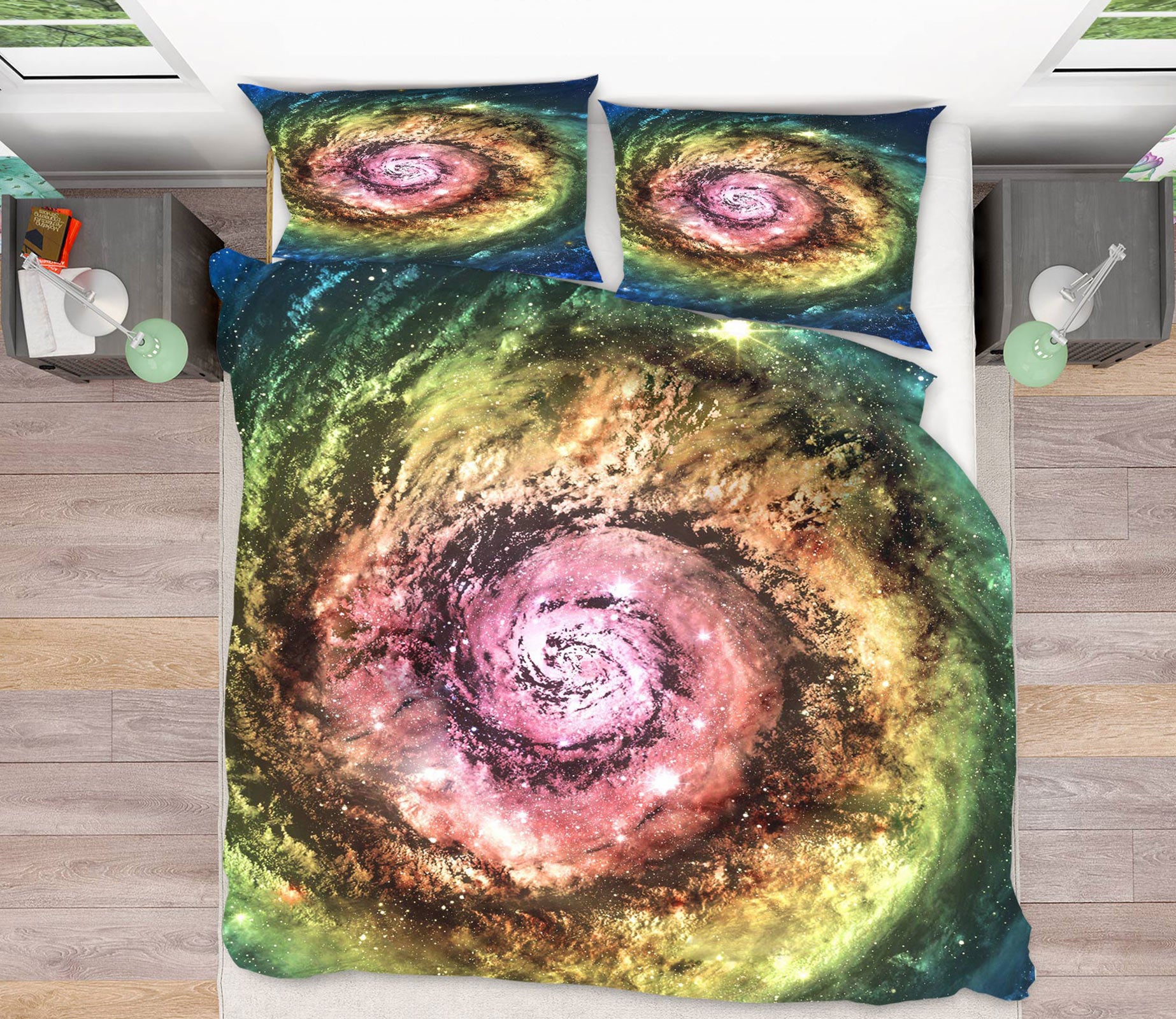 3D Whirlpool 16169 Bed Pillowcases Quilt