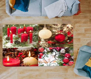 3D Red Gift 3034 Assaf Frank Rug Non Slip Rug Mat Mat AJ Creativity Home 