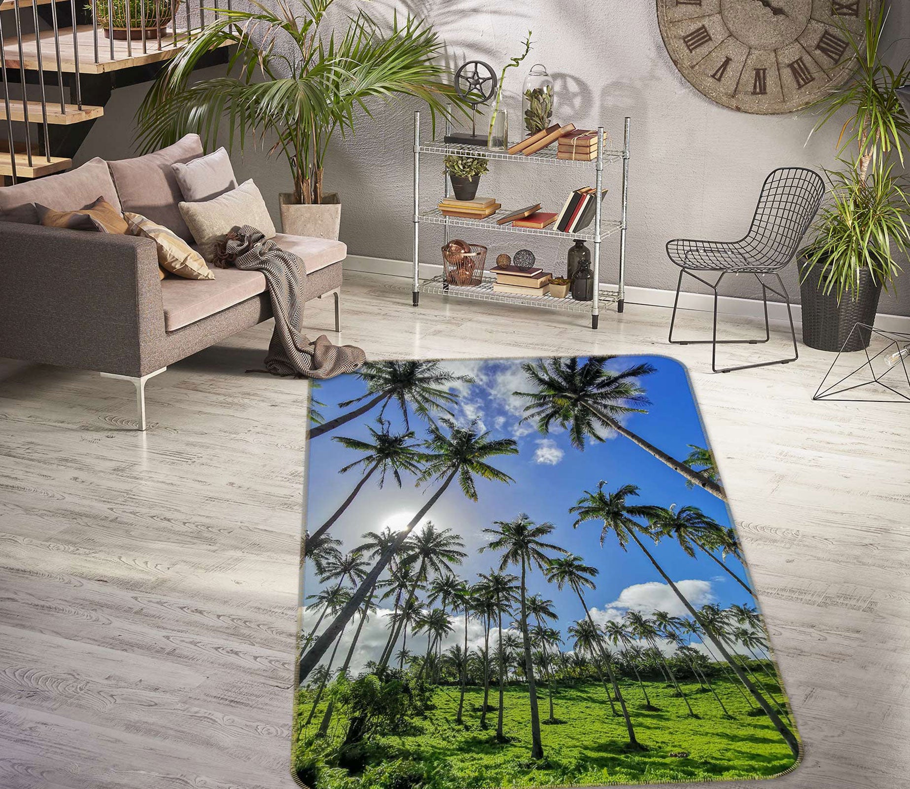 3D Coconut Grove 27072 Non Slip Rug Mat