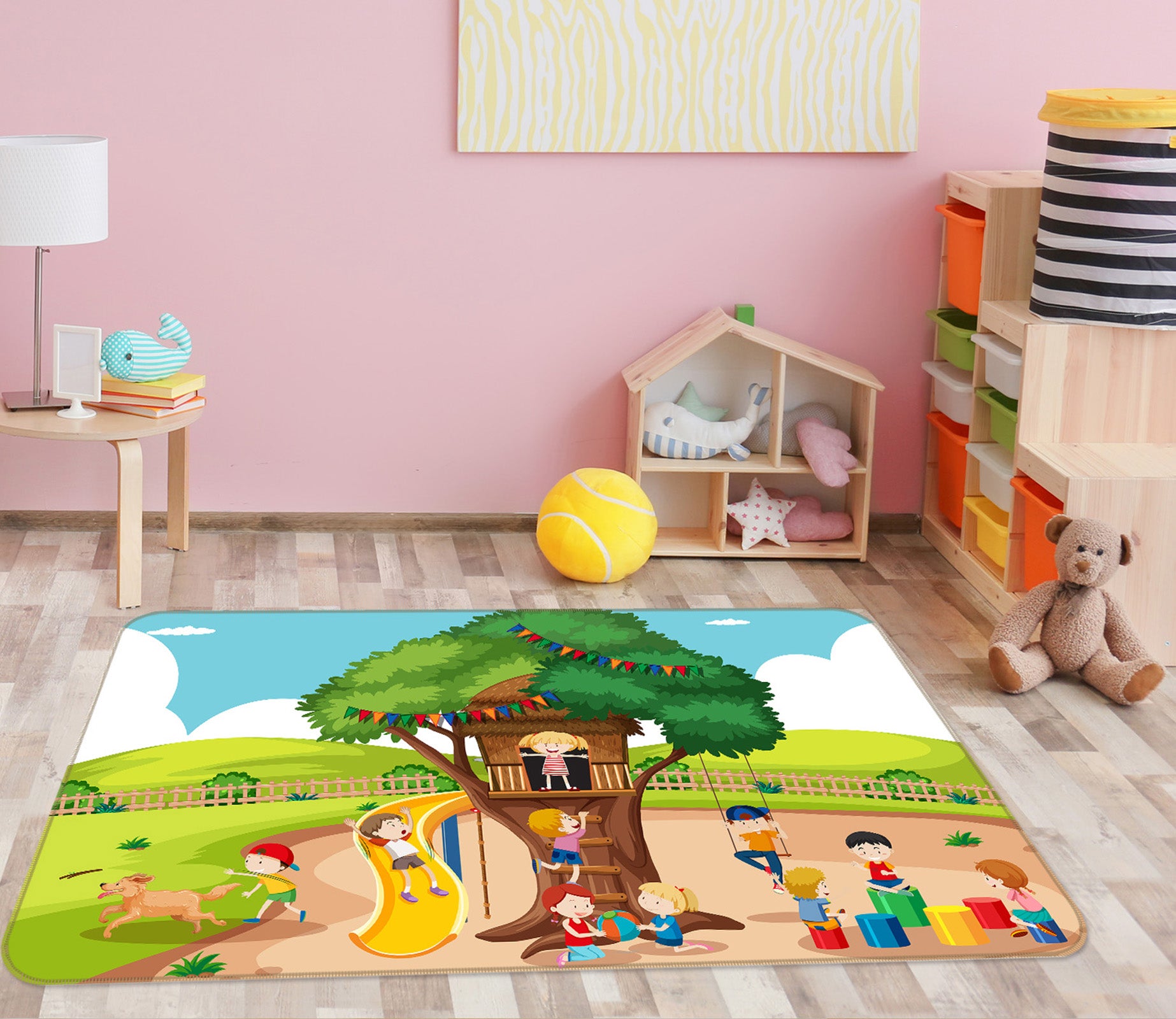 3D Tree Play 36151 Non Slip Rug Mat