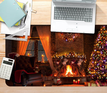 3D Tree String Lights 51255 Christmas Desk Mat Xmas
