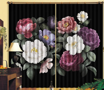 3D Colored Petals 735 Curtains Drapes Wallpaper AJ Wallpaper 