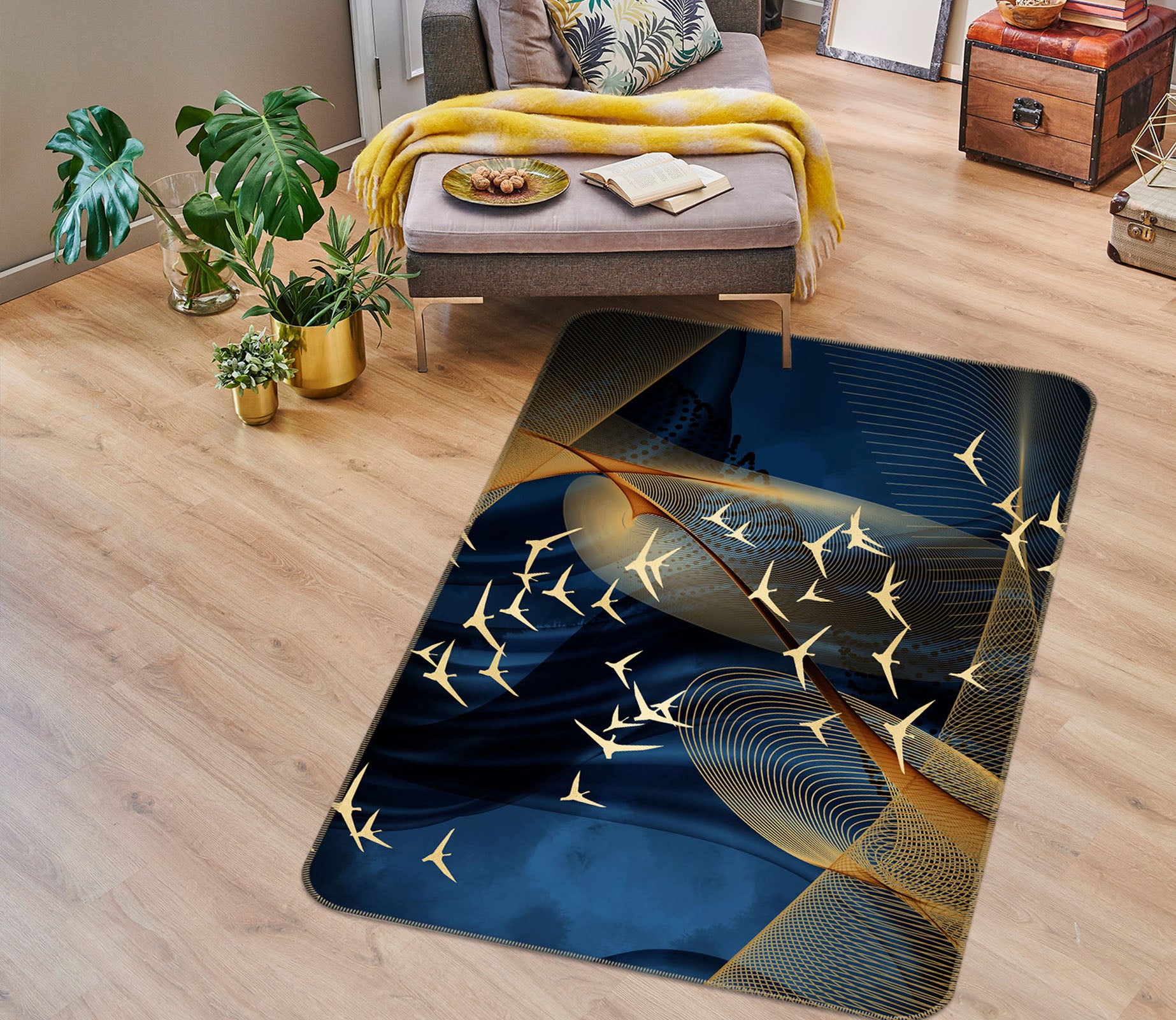3D Bird 27145 Non Slip Rug Mat