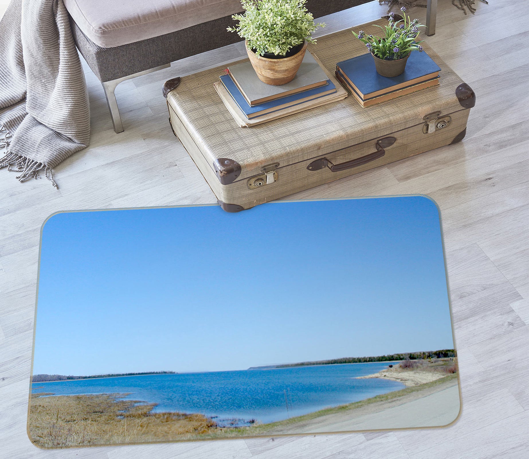 3D Seaside 75278 Non Slip Rug Mat