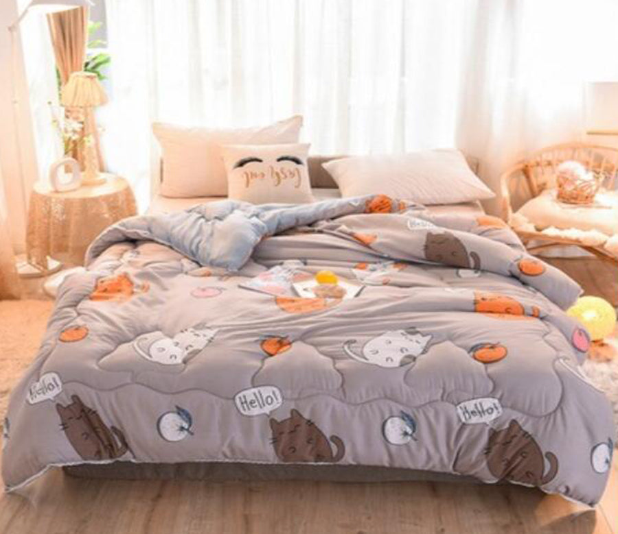 3D Cat 18136 Bed Pillowcases Quilt