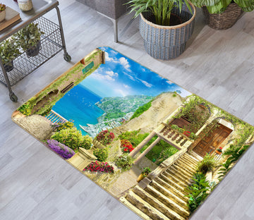 3D House Stairs 34109 Non Slip Rug Mat