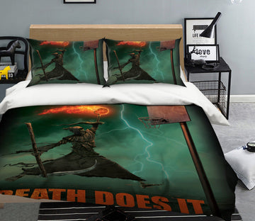 3D Death Does It 037 Bed Pillowcases Quilt Exclusive Designer Vincent Quiet Covers AJ Creativity Home 