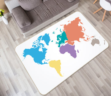 3D Map 35076 Non Slip Rug Mat