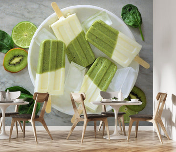 3D Green Kiwi Ice Cream 1529 Wallpaper AJ Wallpaper 2 