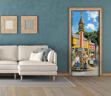 3D Building Tower 10377 Trevor Mitchell Door Mural