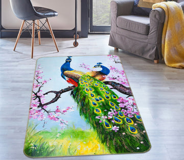 3D Peacock 26040 Non Slip Rug Mat