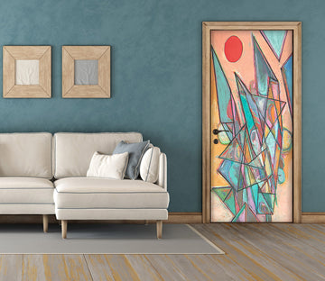 3D Irregular Triangle Texture 10129 Allan P. Friedlander Door Mural