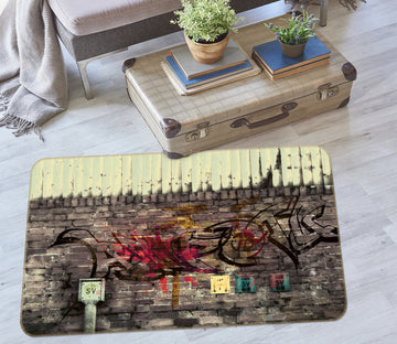 3D Graffiti Wall 75184 Non Slip Rug Mat