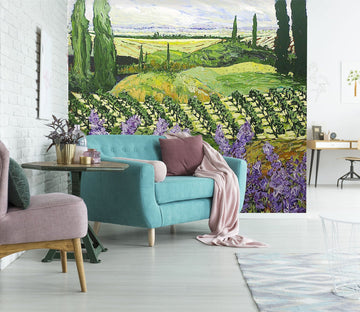 3D Flower Field 119 Allan P. Friedlander Wall Mural Wall Murals Wallpaper AJ Wallpaper 2 