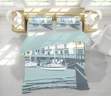 3D Padstow 2035 Steve Read Bedding Bed Pillowcases Quilt Quiet Covers AJ Creativity Home 