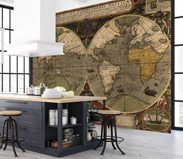 3D Around Earth 2022 World Map Wall Murals Wallpaper AJ Wallpaper 2 