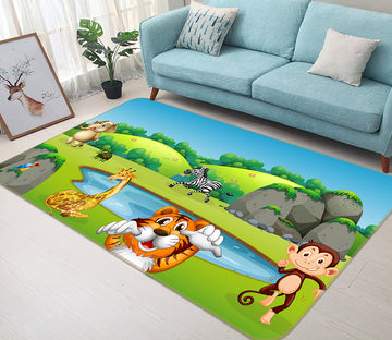 3D Animals 36150 Non Slip Rug Mat
