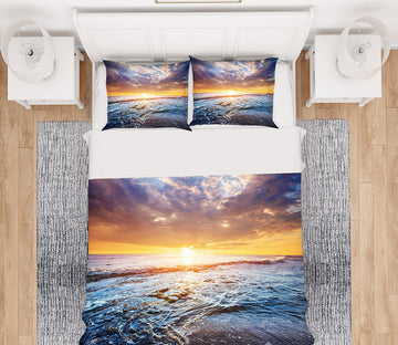 3D Sea Sky 61026 Bed Pillowcases Quilt