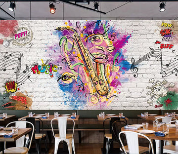 3D Fun Music 1402 Wall Murals Wallpaper AJ Wallpaper 2 