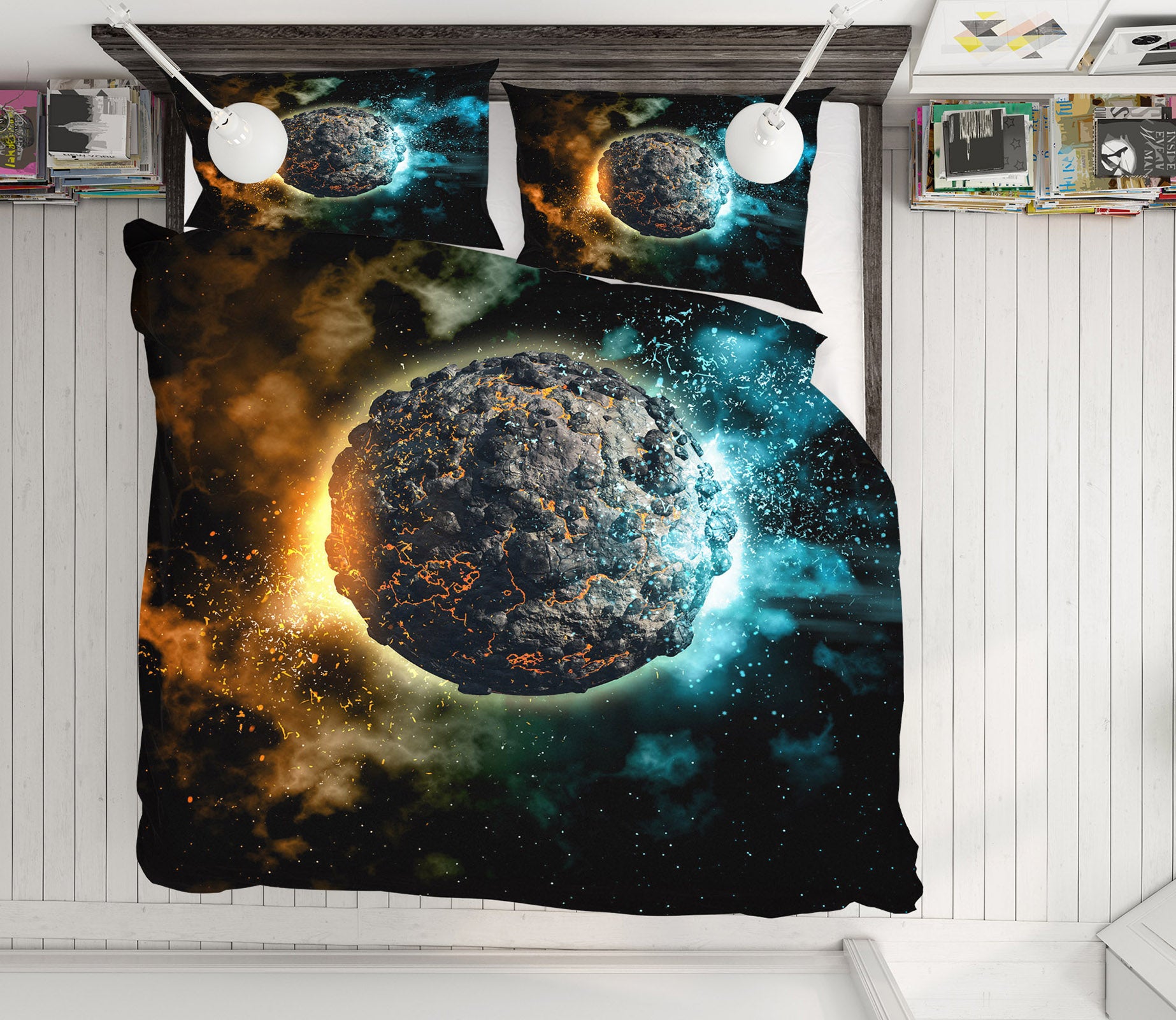 3D Planet 61032 Bed Pillowcases Quilt
