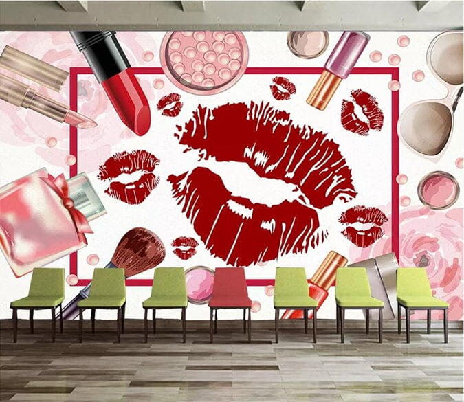 3D Red Lips 2774 Wall Murals Wallpaper AJ Wallpaper 2 