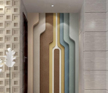 3D Colored Planks WC270 Wall Murals Wallpaper AJ Wallpaper 2 