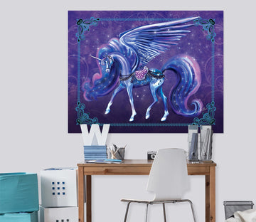 3D Winged Unicorn 203 Rose Catherine Khan Wall Sticker Wallpaper AJ Wallpaper 2 