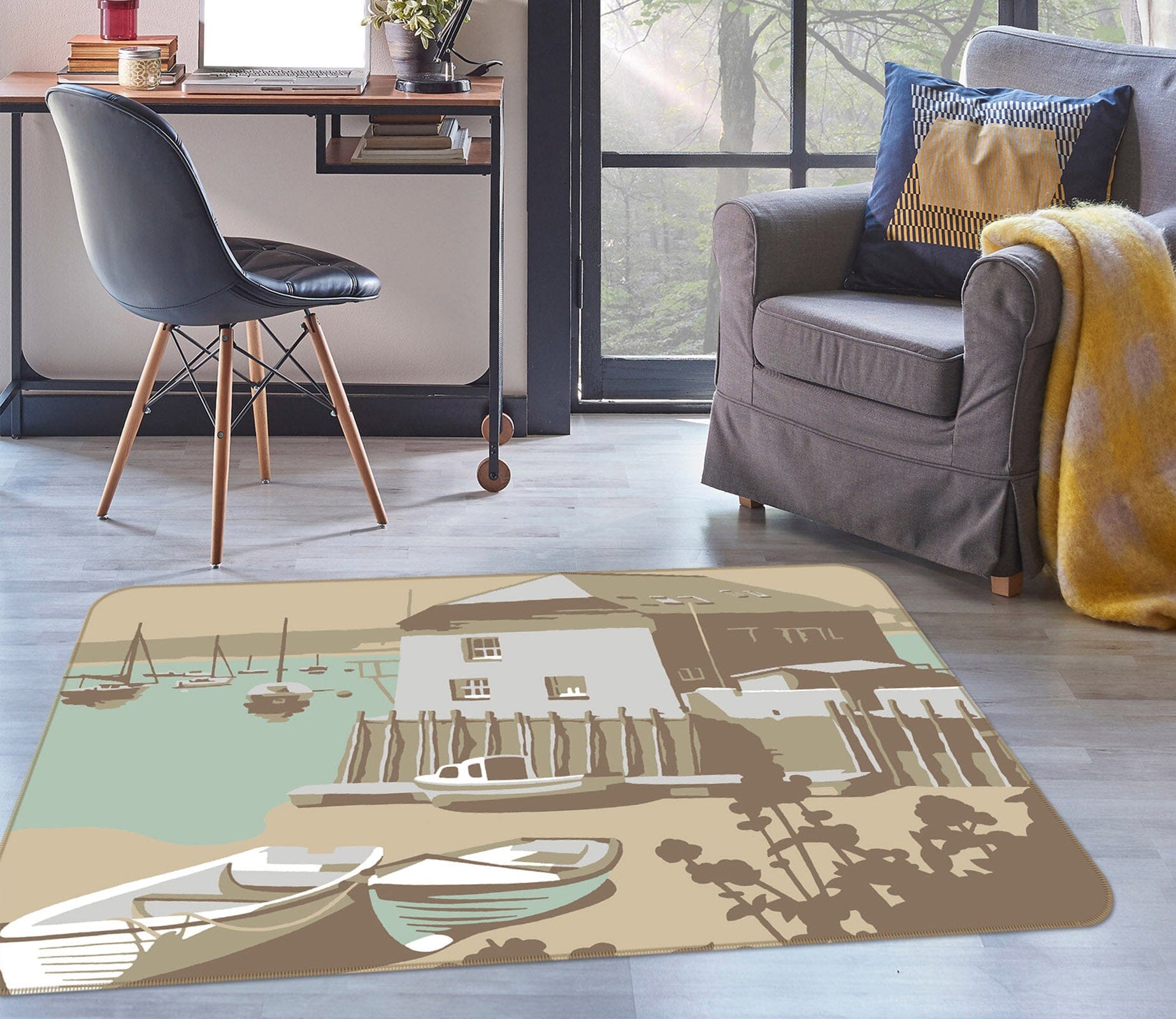 3D Rock 1166 Steve Read Rug Non Slip Rug Mat Mat AJ Creativity Home 