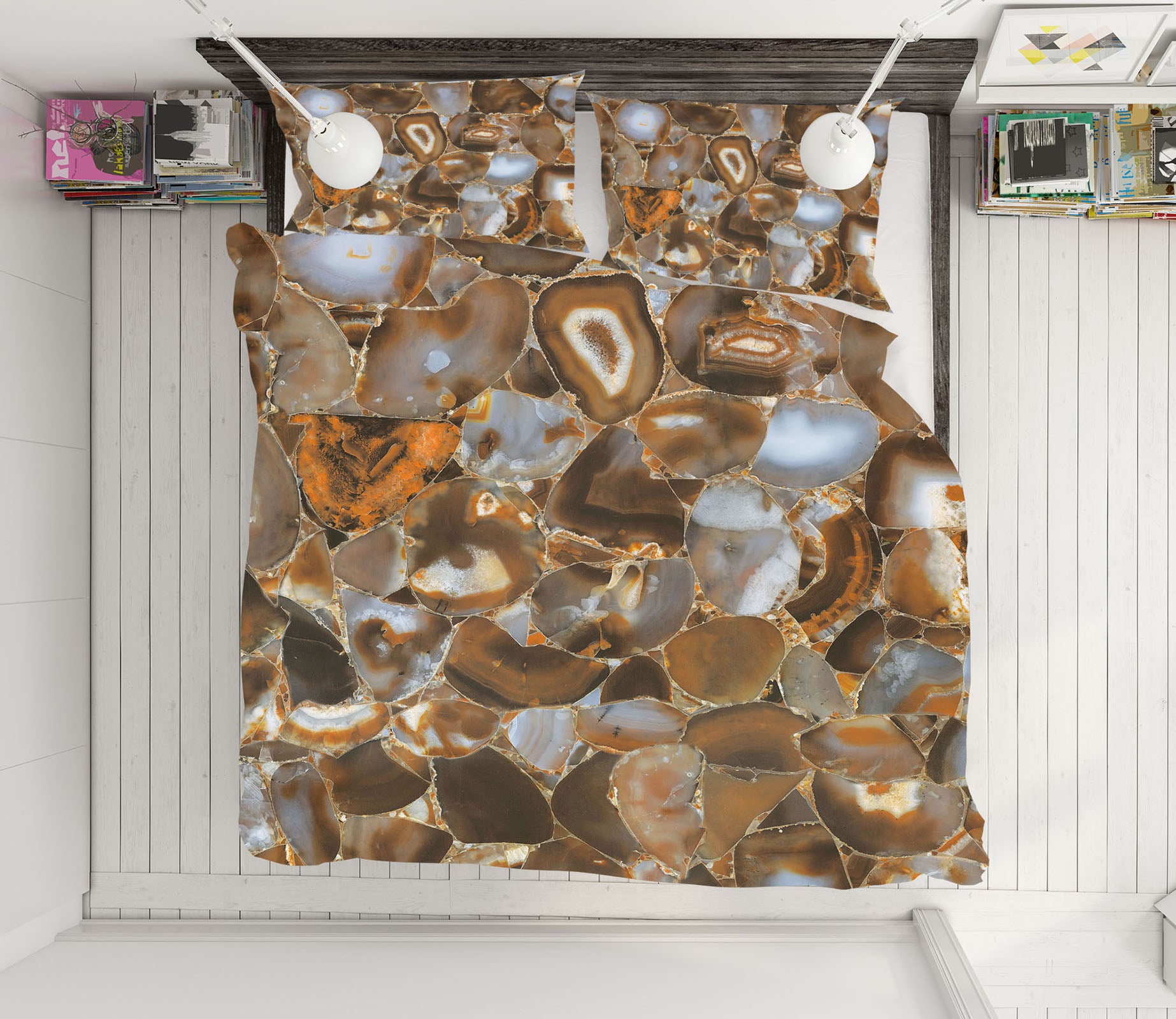 3D Stone 15220 Bed Pillowcases Quilt
