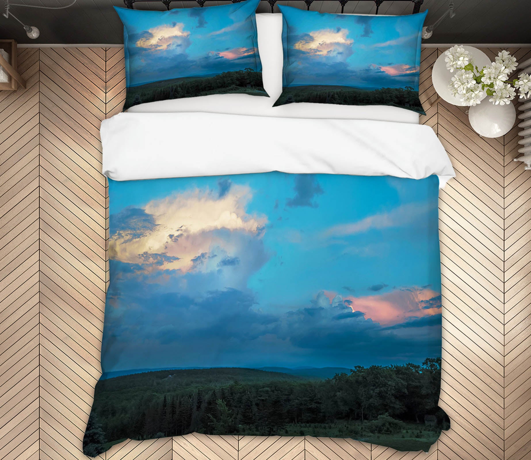 3D Blue Sky 86020 Jerry LoFaro bedding Bed Pillowcases Quilt