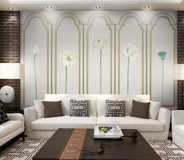 3D Art Lotus WC164 Wall Murals Wallpaper AJ Wallpaper 2 
