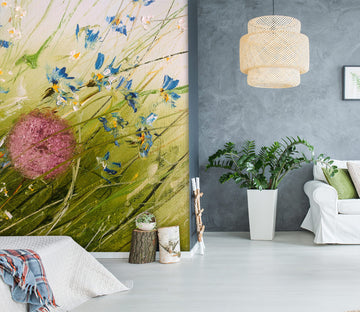 3D Blue Flower 191 Skromova Marina Wall Mural Wall Murals