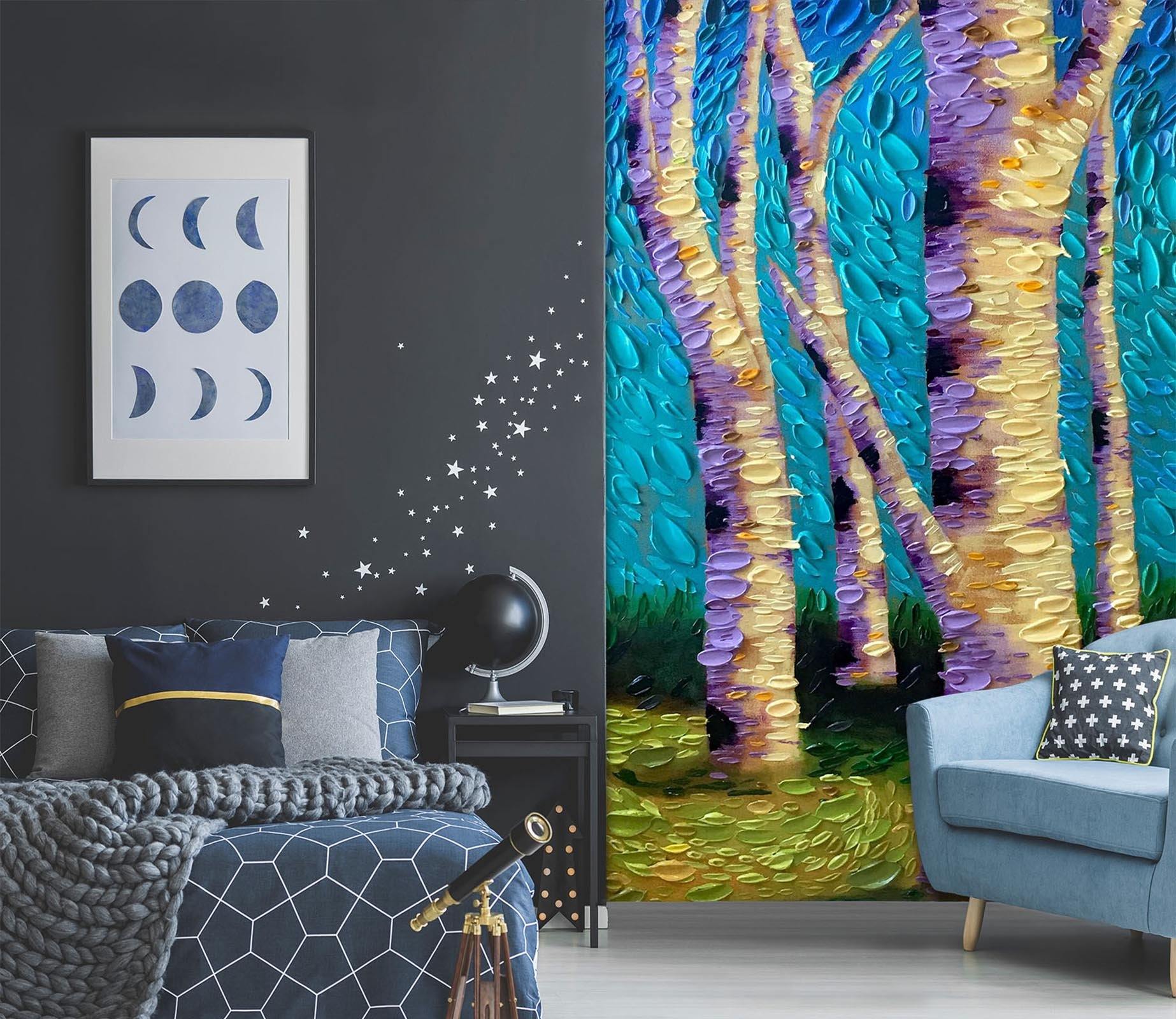 3D Abstract Tree 1399 Dena Tollefson Wall Mural Wall Murals Wallpaper AJ Wallpaper 2 