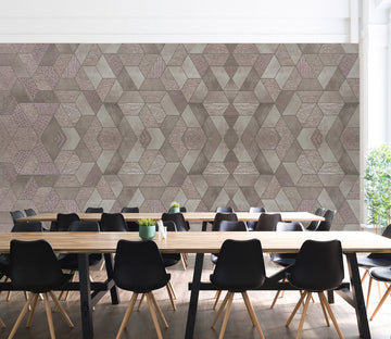 3D Fashion Polygon 0107 Marble Tile Texture Wallpaper AJ Wallpaper 2 