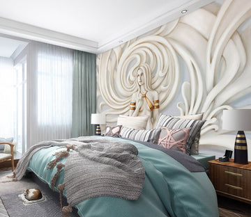3D Angel Sculpture 1119 Wall Murals Wallpaper AJ Wallpaper 2 