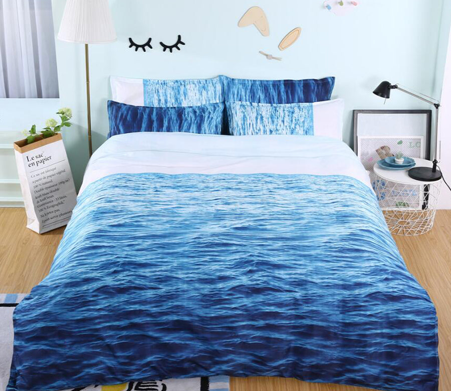 3D Sea Surface 1136 Bed Pillowcases Quilt