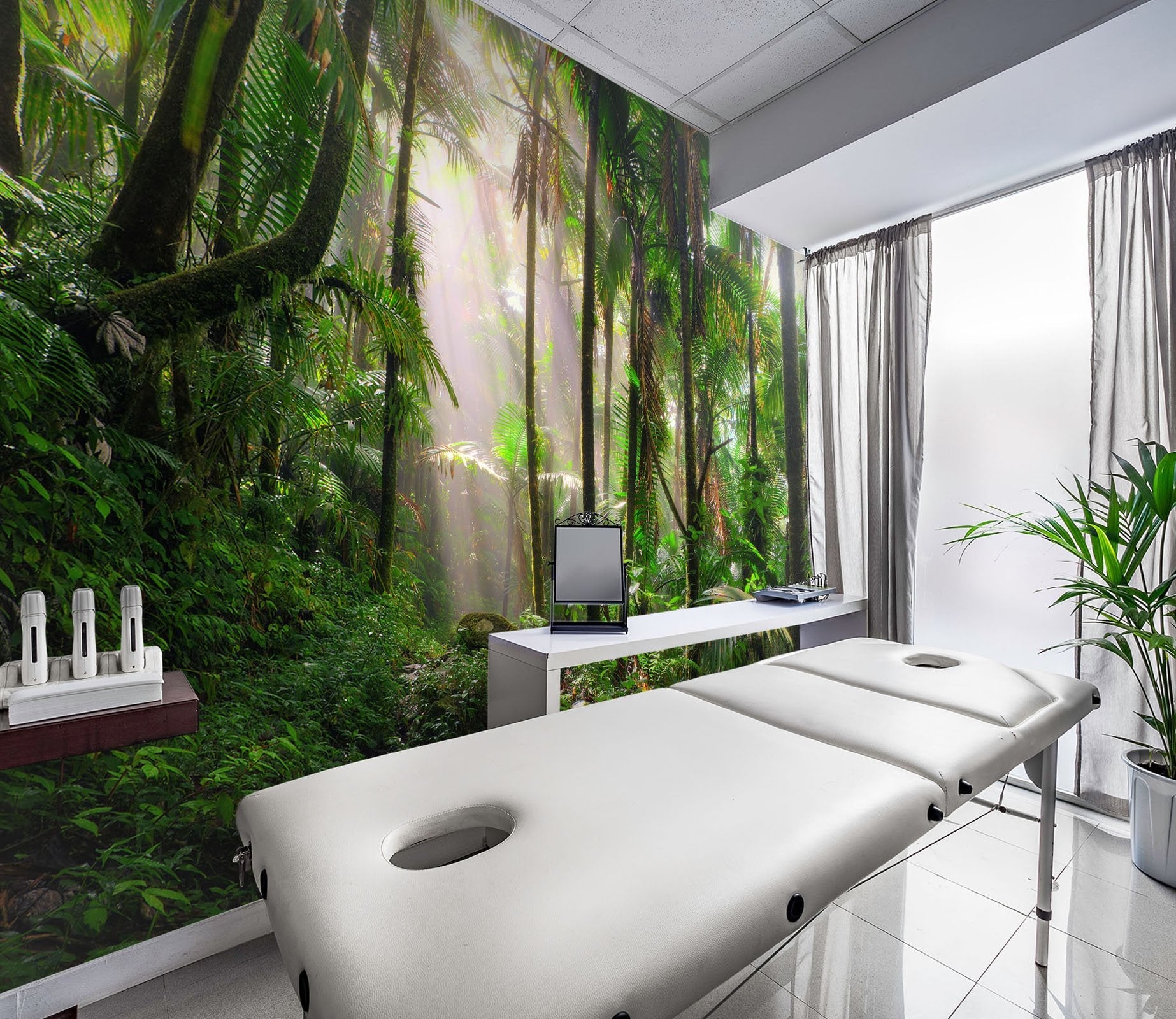 3D Forest Morning 66 Wall Murals Wallpaper AJ Wallpaper 2 