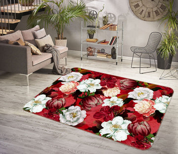 3D Beautiful Flowers 156 Uta Naumann Rug Non Slip Rug Mat Mat AJ Creativity Home 