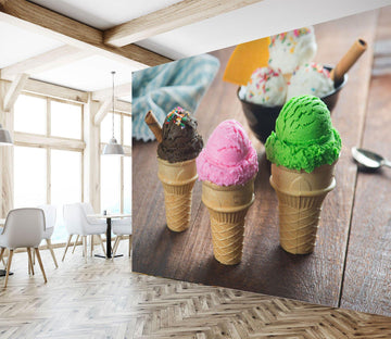 3D Round Ice Cream 432 Wallpaper AJ Wallpaper 2 