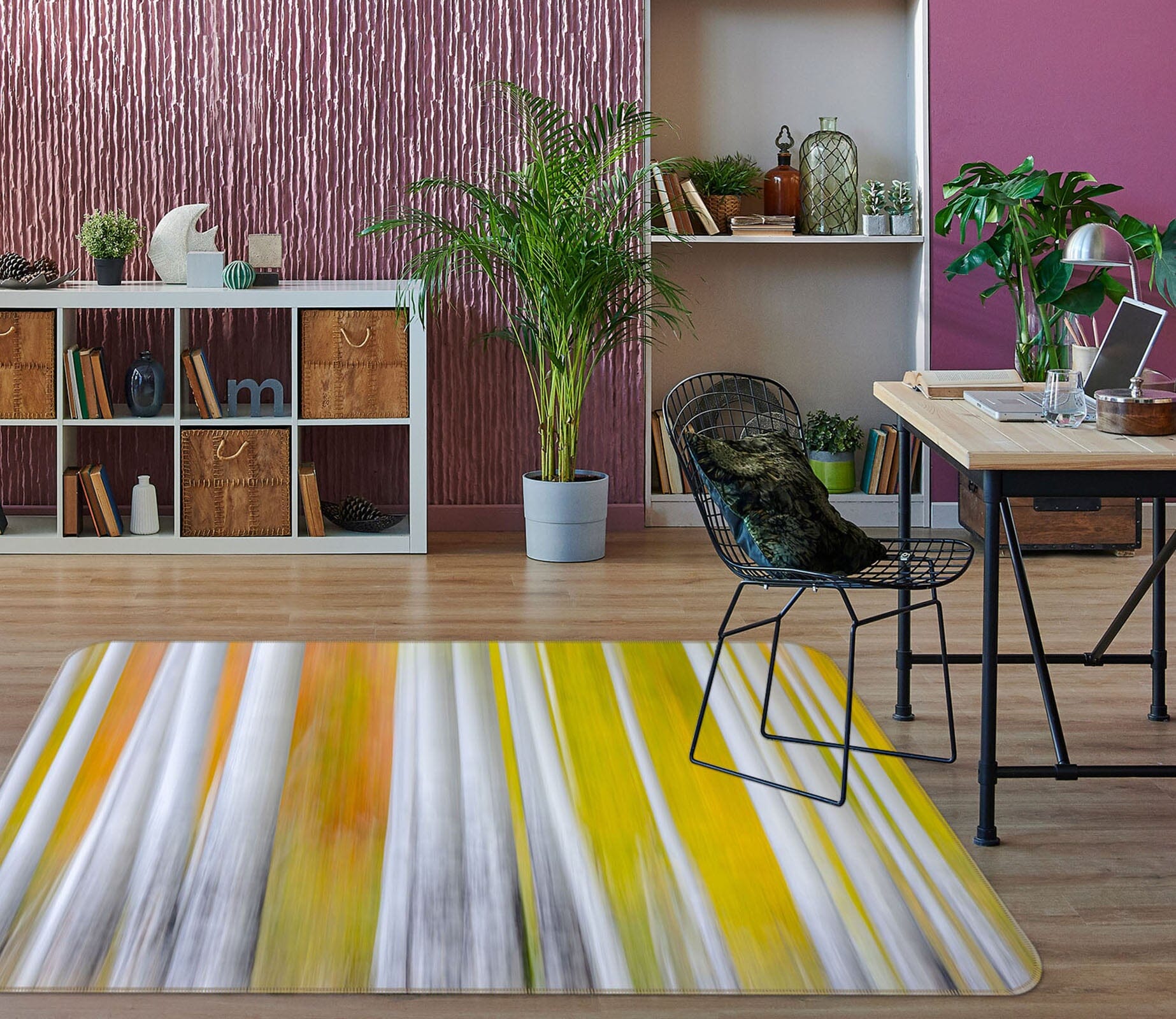 3D White Trunk 1162 Marco Carmassi Rug Non Slip Rug Mat Mat AJ Creativity Home 