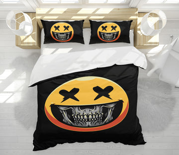 3D Yellow Emoji 58204 Bed Pillowcases Quilt