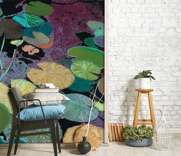 3D Lotus Pond 295 Allan P. Friedlander Wall Mural Wall Murals Wallpaper AJ Wallpaper 2 