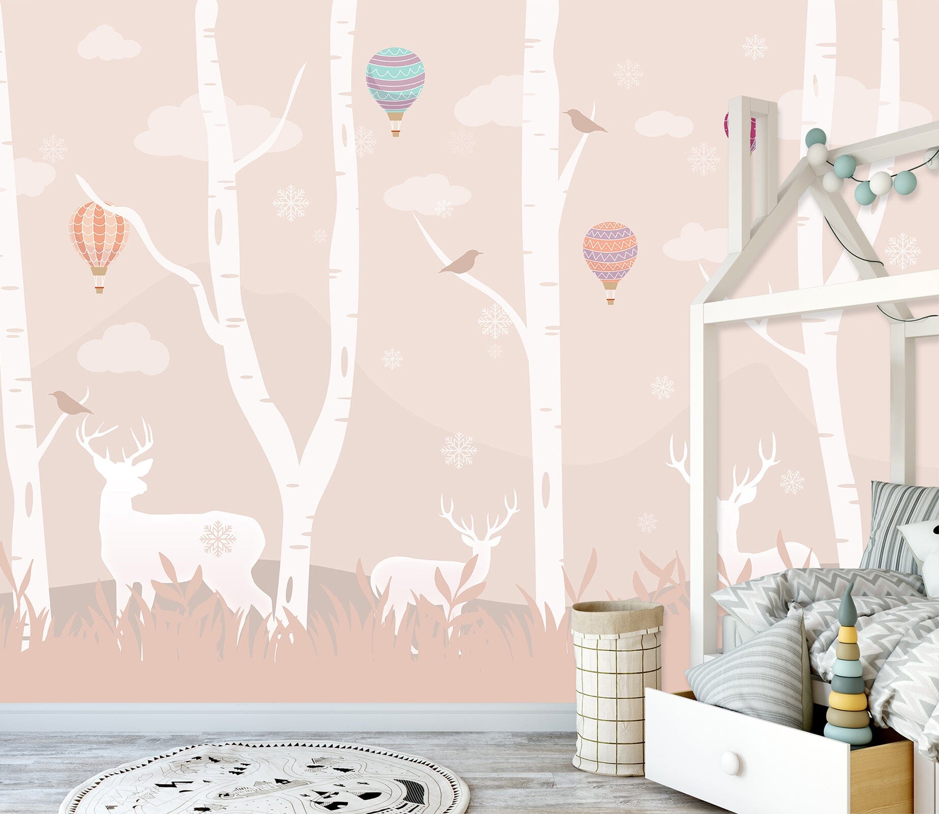 3D White Branches 1690 Wall Murals Wallpaper AJ Wallpaper 2 