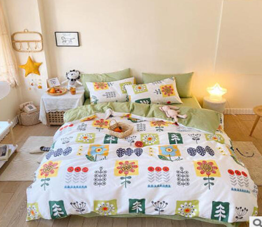 3D Flowers 40187 Bed Pillowcases Quilt
