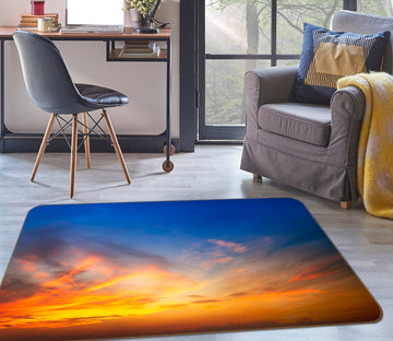 3D Sky Clouds 29145 Non Slip Rug Mat