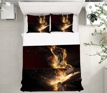 3D Fitness Hand 14154 Bed Pillowcases Quilt