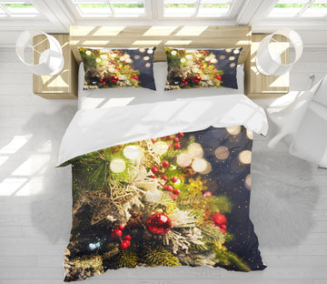 3D Tree Pendant 51142 Christmas Quilt Duvet Cover Xmas Bed Pillowcases